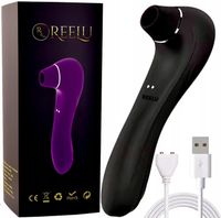Wibrator Damski Powietrzny Masażer Łechtaczki Dwustronny Punkt G Reelu