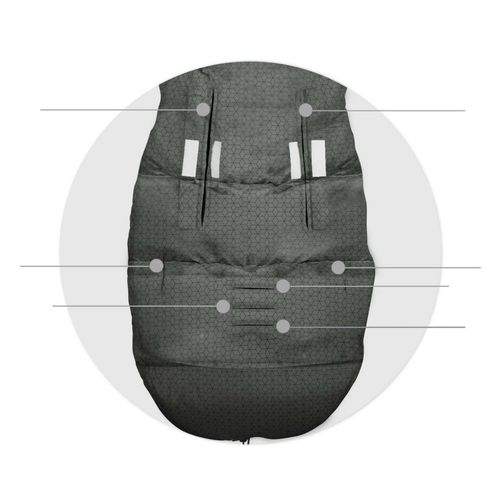 Śpiworek do wózka, sanek Elmi Ricokids - grafitowy na Arena.pl