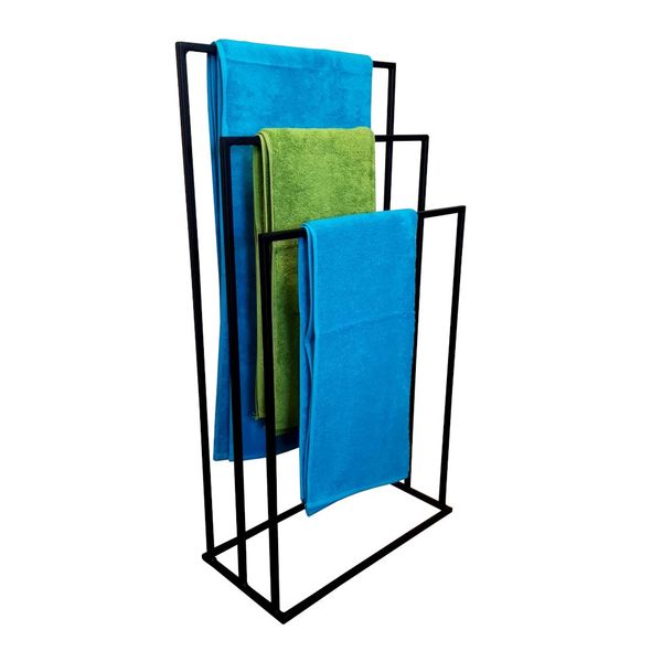 Stojak wieszak III łazienkowy na ręczniki LOFT zdjęcie 1