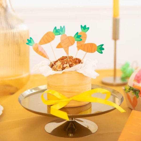 Toppery na tort Marchewki, 6 szt. zdjęcie 2