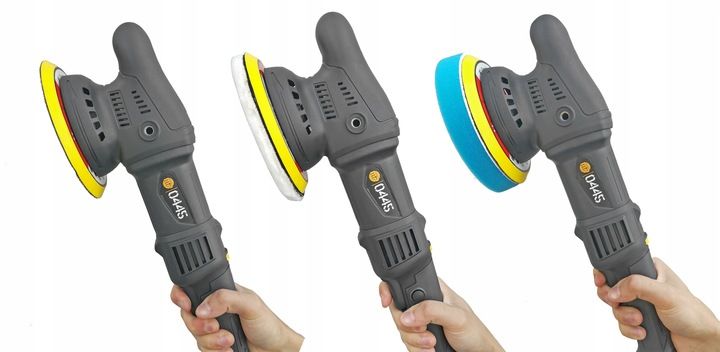 POLERKA SAMOCHODOWA SZLIFIERKA MIMOŚRODOWA DA + 4x GĄBKA +PASTA MENZERNA X3 zdjęcie 13