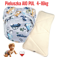 Pieluszka Wielorazowa AIO PUL SAMOCHODY  NappiMe
