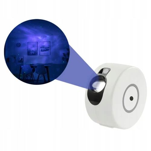 LAMPKA NOCNA LED PROJEKTOR GWIAZD NIEBA STAR LASEROWY Z GŁOŚNIKIEM + PILOT na Arena.pl