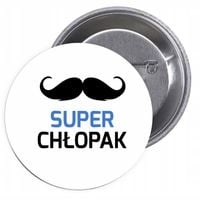 Przypinki buttony SUPER CHŁOPAK