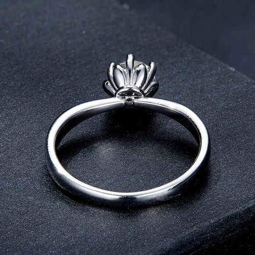 PM0416 Srebrny pierścionek R16 Moissanit 0,8ct srebro 925 na Arena.pl