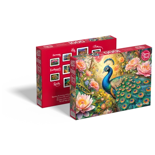 Puzzle 1000 elementów. Pawi Raj 30929 na Arena.pl