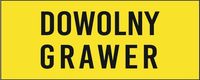 Tabliczka grawerowana Laminat 7x3 100szt DOWOLNY GRAWER napis logo żółta