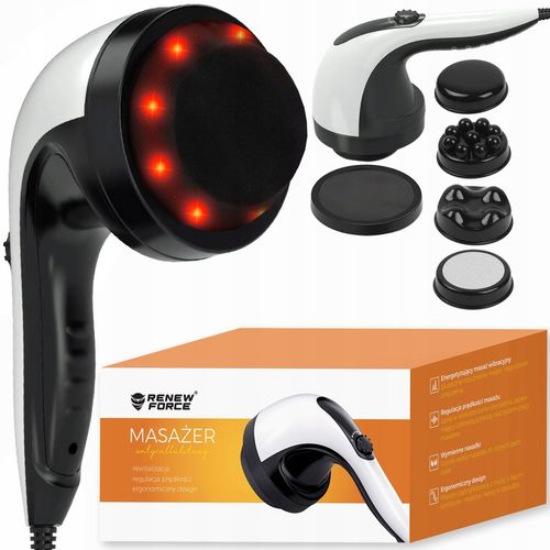 PISTOLET DO MASAŻU MASAŻER ANTYCELLULITOWY WYSZCZUPLAJĄCY DO CELLULITU XL na Arena.pl