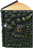 ZESZYT PAMIĘTNIK NOTES DZIENNIK W STYLU RETRO SMOK DRAGONS ZIELONA OKŁADKA