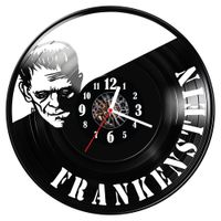 Zegar ścienny z płyty winylowej Frankenstein 1457.14