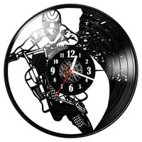 Zegar ścienny z płyty winylowej motocross 954.14