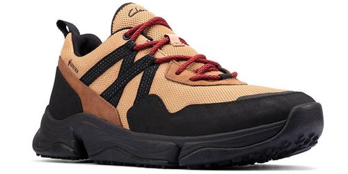 Clarks Półbuty męskie - TriPathTrekGTX Gore-Tex - rozmiar 41 - brąz, skóra na Arena.pl