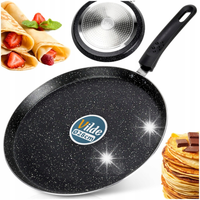 PATELNIA DO NALEŚNIKÓW PLACKÓW GRANITOWA INDUKCJA BASIC LINE 28 CM