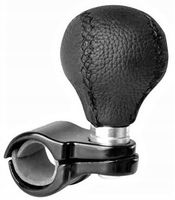 GAŁKA NA KIEROWNICĘ UNIWERSALNA DO MANEWROWANIA CZARNA SKÓRA