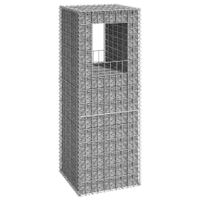 Emaga Gabion Basket Post 19.7"x19.7"x55.1" Iron