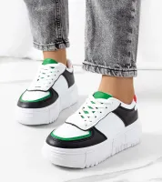 Czarne sneakersy damskie Mandib 38