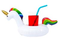 PODSTAWKA POD KUBKI DO DRINKÓW PŁYWAJĄCY JEDNOROŻEC UCHWYT NA NAPOJE