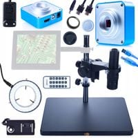 MIKROSKOP CYFROWY DO LUTOWANIA KAMERA SONY ROSFIX 4K 16MP ZESTAW PLANETS PR