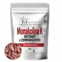 STANDARYZOWANA MONAKOLINA K 2,9 MG CZERWONY RYŻ 100 KAPS EKSTRAKT Z RYŻU