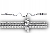 GRYF MOCNO ŁAMANY 120 cm X 25 mm sztanga