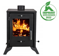 PIEC KOZA PIECYK KOMINEK ECO STALOWY KOZA ZEFIR 6,8KW WOLNOSTOJĄCY