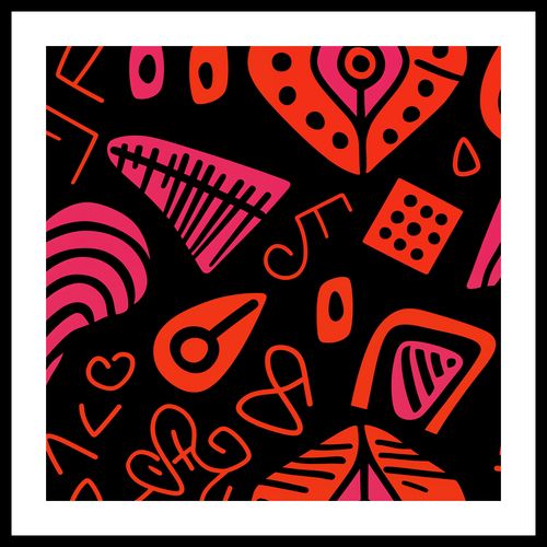 Plakat 60x60cm Rytm Wzorów na Arena.pl
