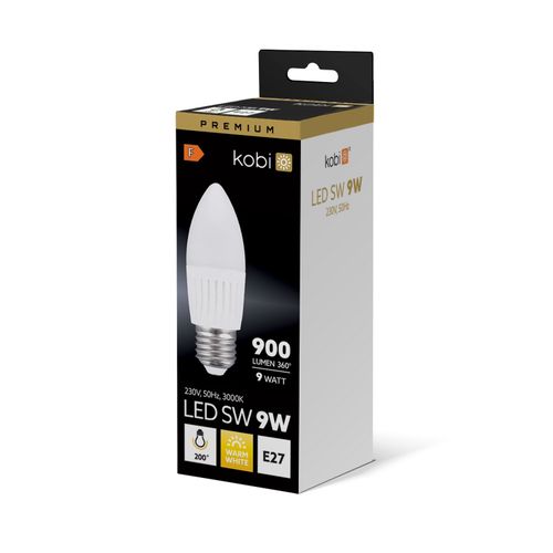 żarówka led sw 9w e27 3000k kobi na Arena.pl