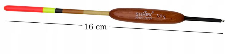 Spławik Przelotowy z BALSY SHARK Perfekt Hunter 3,0 g / 16 cm zdjęcie 2