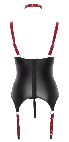 cottelli collection bondage haleczka matowa z otwartym krojem l czerwona na Arena.pl