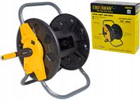 Stojak Na Wąż Ogrodowy Wózek Zwijacz Bęben 45m 1/2 Wygodny i Wytrzymały