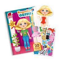 gra magnetyczna codzienny wyglad dla dzieci ubieranie magnesy rk2120-03