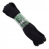 LINKA PARACORD SZNUR 30 METRÓW 3mm grubość CZARNA