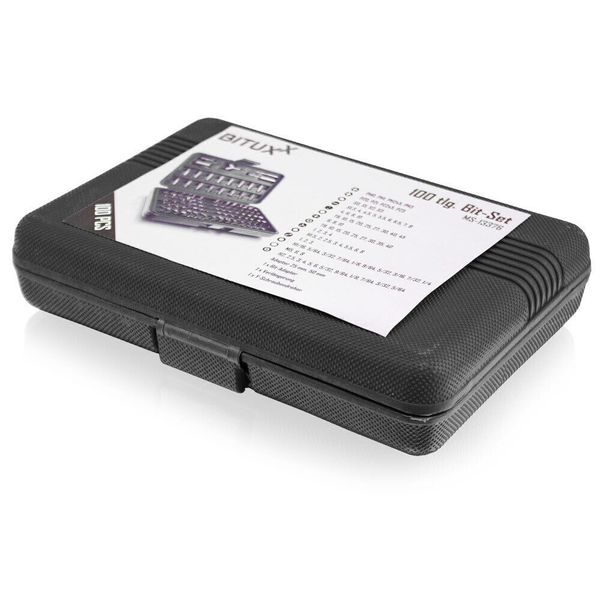 13376 Zestaw bitów w niebieskiej walizce 100 sztuk TORX BITUXX zdjęcie 2