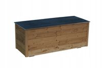 Skrzynia drewniana z pokrywą ogrodowa/na zabawki B