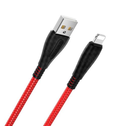 Borofone - kabel USB-A do Lightning 1m czerwony na Arena.pl