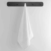 TOWEL/DP/BAMBY/WHI/N/50x100