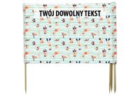 PARAWAN PLAŻOWY Basen z indywidualnym  napisem 5 PANELI 10.5