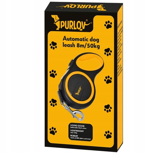 Smycz Automatyczna dla Psa Taśma z Blokadą do 50kg na Arena.pl