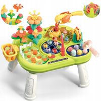 EDUKACYJNY STOLIK INTERAKTYWNY SENSORYKA MOTORYKA WĘDKA RYBKI KACZKA WORMSY