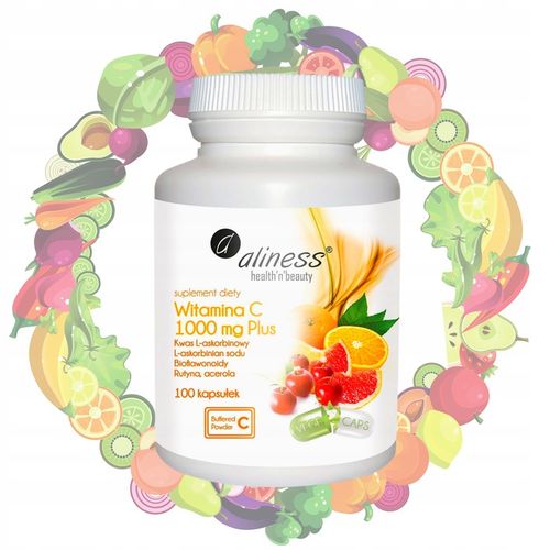 Suplement diety Aliness witamina C 1000 mg Plus 100 kapsułek na Arena.pl
