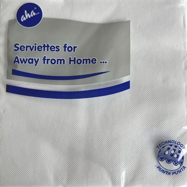 SERWETKI POINT 40X40 A40 AHA PUNTA BIAŁE zdjęcie 1