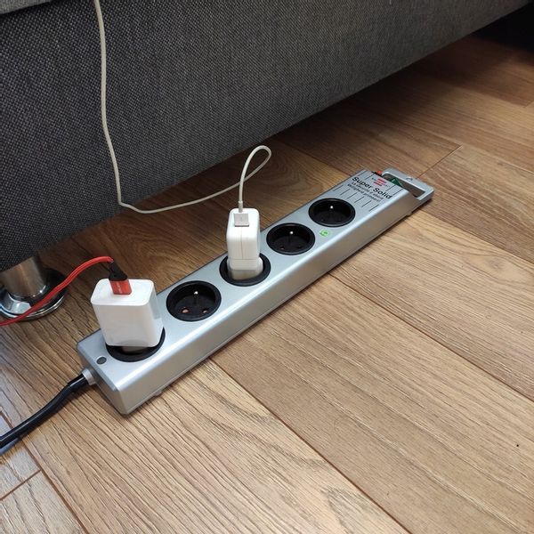 Przedłużacz Listwa Zasilająca Srebrna 5 Gniazd Kabel 2,5m BRENNENSTUHL zdjęcie 14
