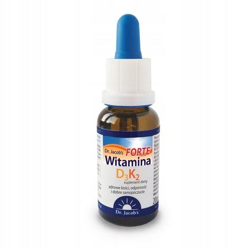WITAMINA D3K2 FORTE krople 20 ml Dr Jacob's na Arena.pl