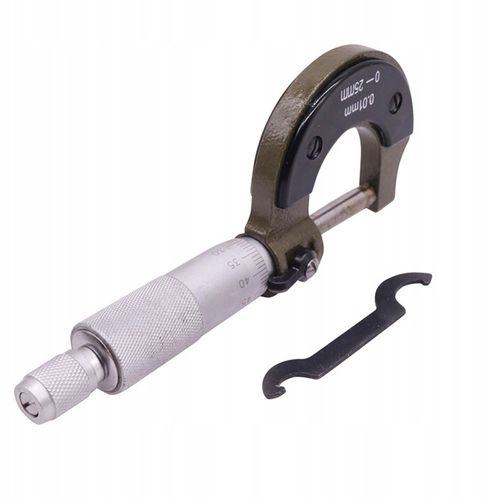 MIKROMETR NONIUSZOWY ZEWNĘTRZNY 0.01MM 0-25 MM na Arena.pl