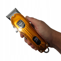 MASZYNKA DO WŁOSÓW GOLENIA STRZYŻENIA ZESTAW BARBER PROFESJONALNA USB