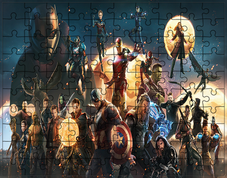 Puzzle Avengers zdjęcie 1
