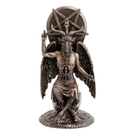 FIGURKA Baphomet siedzący na globusie VERONESE WU77950A1