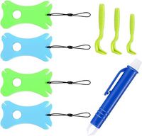 Szczypce pęseta do usuwania kleszczy lupa 8szt
