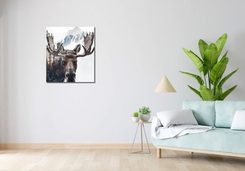 Obraz 60x70cm Łoś Duch Lasu na Arena.pl