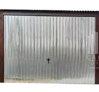 GARAŻ BLASZANY 3m x 6m pion - spad tył Brama uchylna - Ocynk ID398